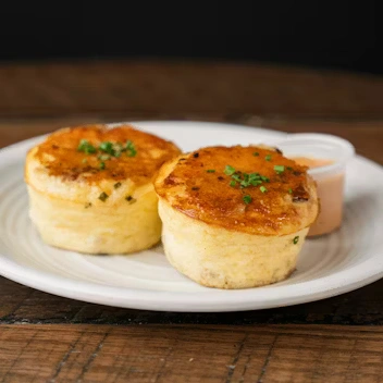 BACON SAUSAGE & CHEESE EGG BITES