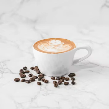 HOT HALVA LATTE