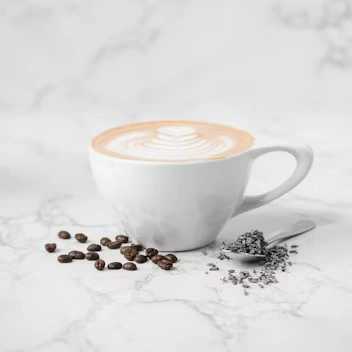 HOT LAVENDER LATTE