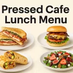Pressed Cafe Lunch Menu Lunch
